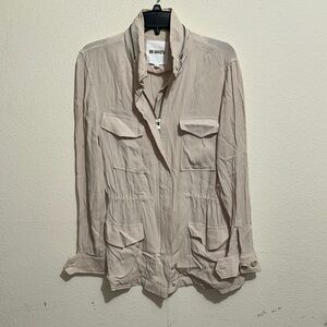 BB Dakota Tan Utility‎ Jacket with Stand-Up Collar and Relaxed Fit / KD